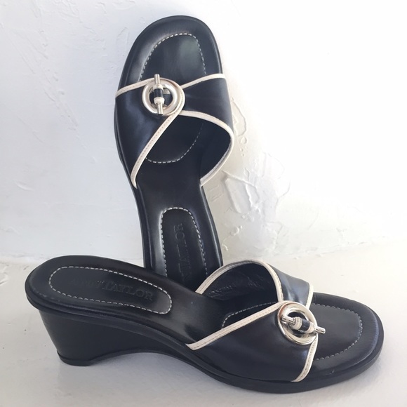 Ann Taylor dressy wedge sandals