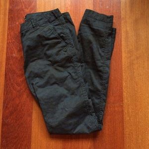 Chinos black and blue tiger stripes