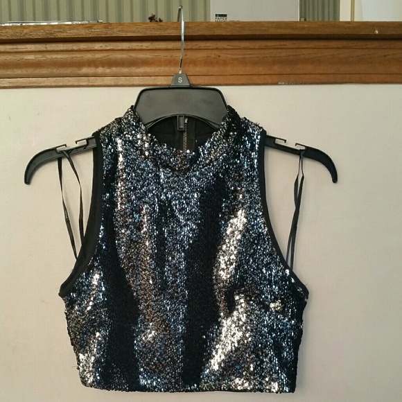 Sparkly Crop Top
