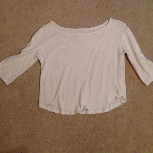 Cream colored midi top! Super comfy!