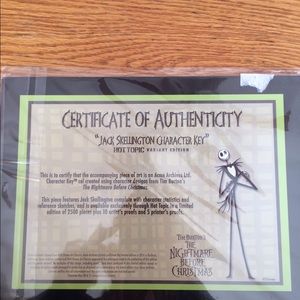 Jack skellington limited edition character key