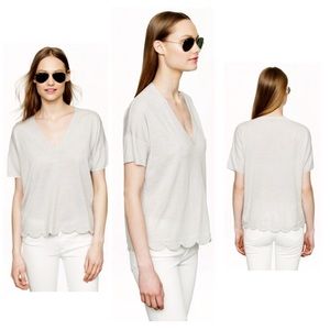 ✨NEW✨ J Crew Scalloped Hem Sweater