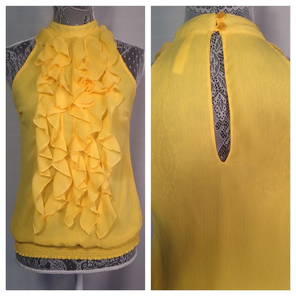 Tops - Yellow Blouse
