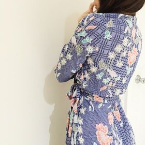 Tigerlily long wrap dress