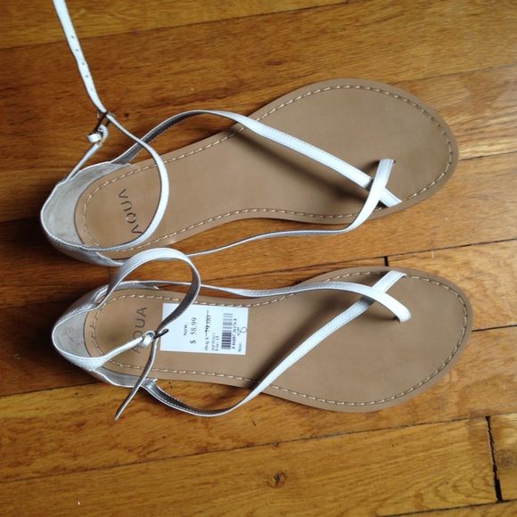 Brand new! White Aqua summer sandals