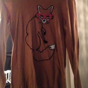 Tan fox sweater
