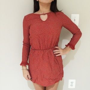 Mango open back dress