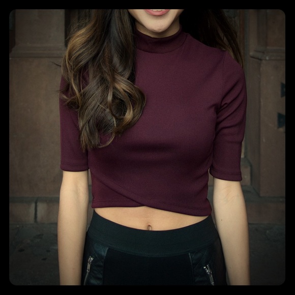 Maroon Crop Top | Forever 21