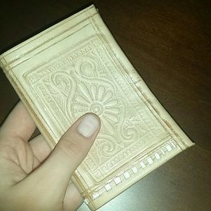 Moroccan leather wallet