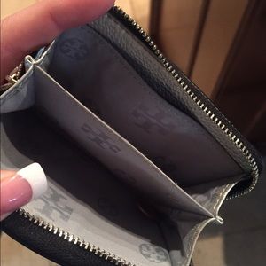 Black Tory Burch Coin Case/Wallet