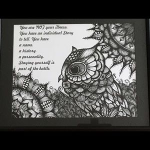 Beautiful drawing by my 13 yo daughter-Christmas