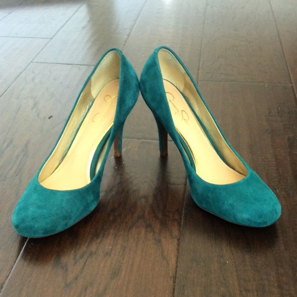 Jessica Simpson Pumps - Suede Teal