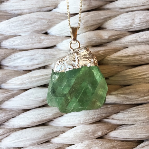 Sale Stone Jewelry Serpentine Crystal Necklace