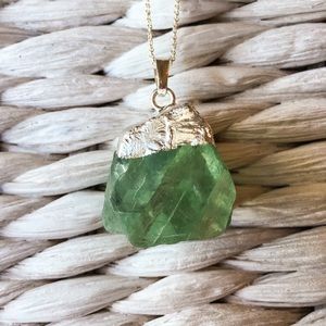 Sale Stone Jewelry Serpentine Crystal Necklace