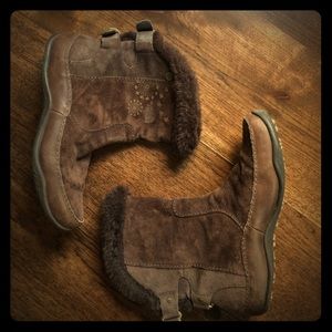 Chocolate Brown North Face Winter Boots