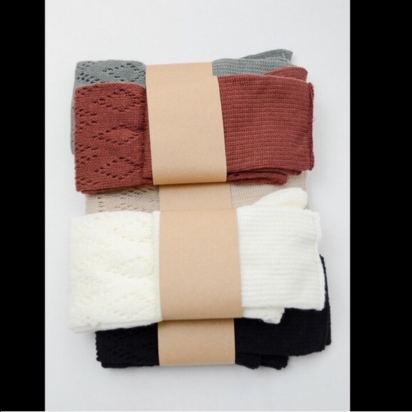 🆕 Boho Thigh High Ivory Socks! - Picture 3 of 3