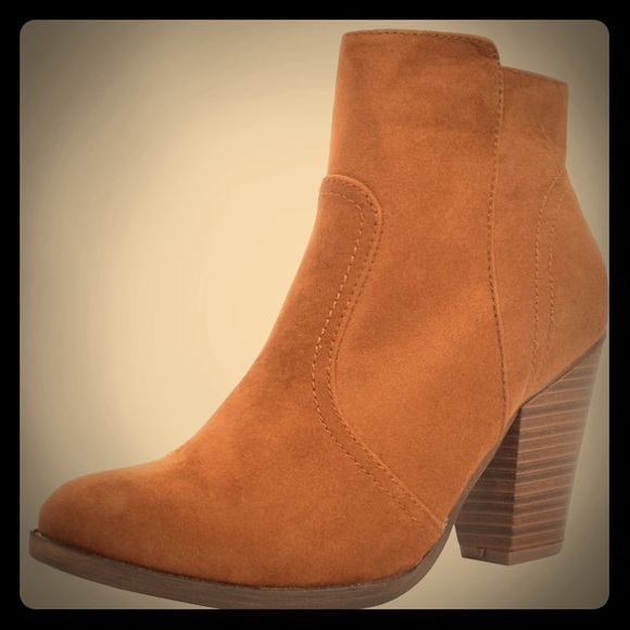 Breckelle's brand new faux suede stacked bootie