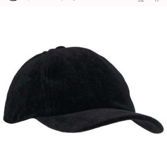 Velvet baseball hat