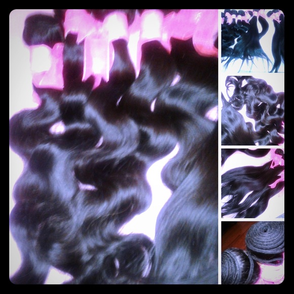 Virgin Brazilian straight and body wave.