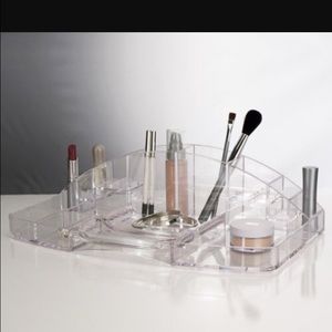 Acrylic cosmetic organizer
