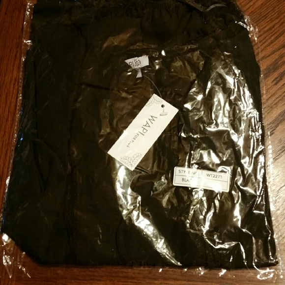 Black Tunic Top, Black Blouse,! - Picture 4 of 5