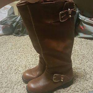 Brown Knee High Boots