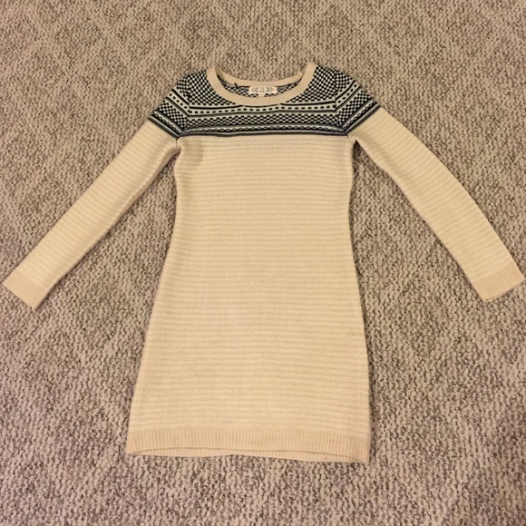 Long sleeve sweater dress