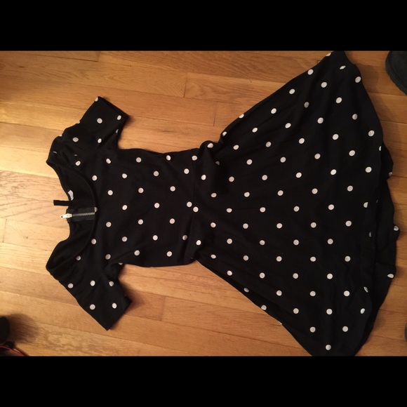 Polka dot skater dress