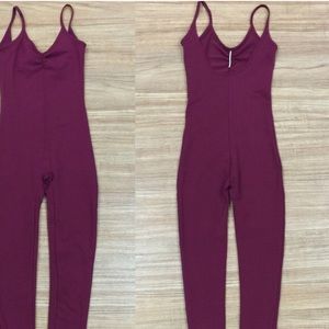 AA Burgundy Unitard