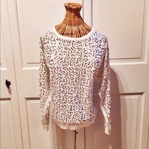 INC Sequin Sweatshirt