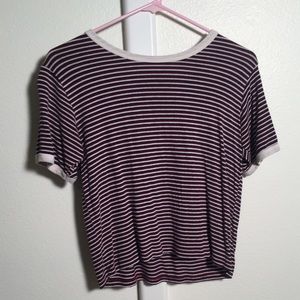 Brandy Melville Striped Crop Top