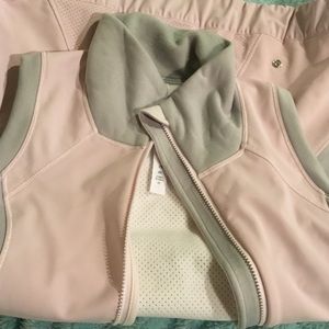 Pink and gray lululemon vest brand new