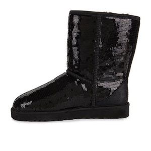 Sparkly Black Ugg Boots