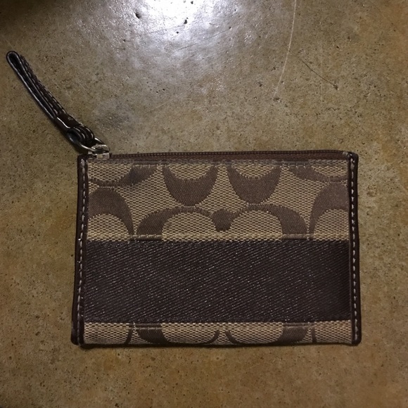 Coach key chain ID holder