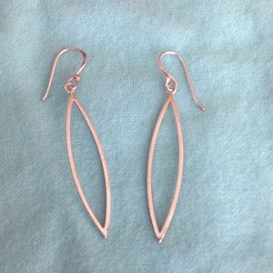 925 sterling silver French wire earrings