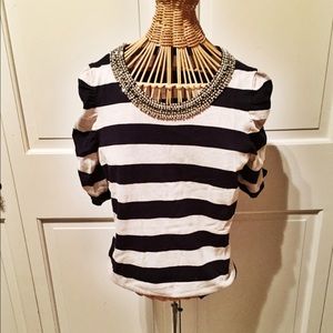 INC Stripe Sweater