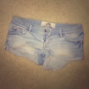 Faded Wash Hollister Shorts