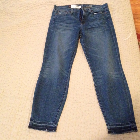 J crew lookout high rise crop skinny jeans
