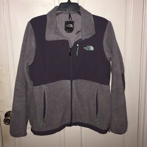 Grayish Purple Northface Fleece Jacket