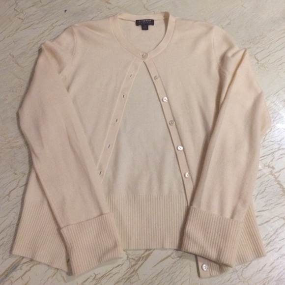 Nordstrom Classiques Entier Cream 100% Cashmere M