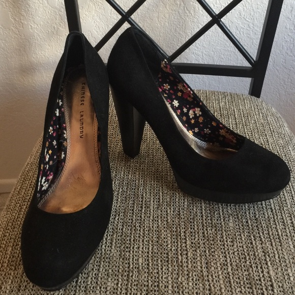 Black heels
