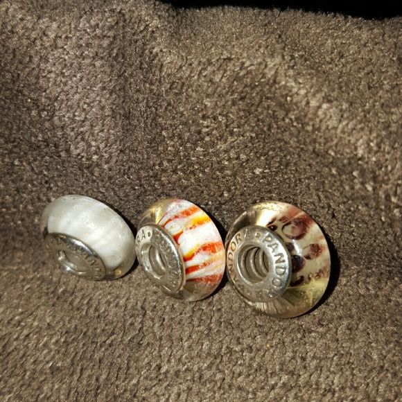 Pandora murano glass charms