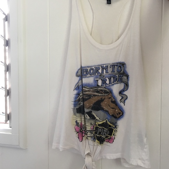 Born to ride tank top