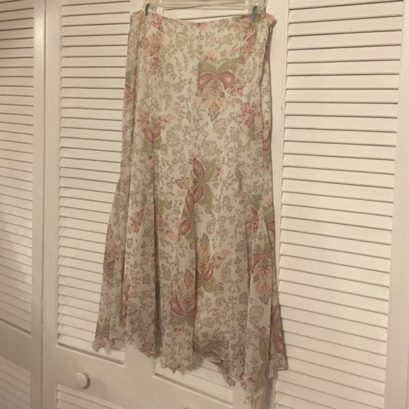 Cream Butterfly Skirt