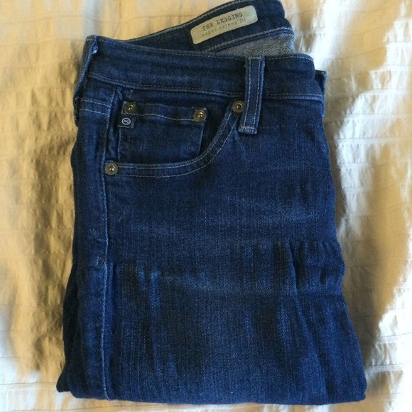 AG Designer skinny jeans dark wash