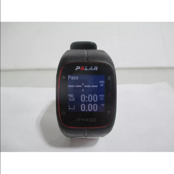 Polar m400 GPS sports watch.