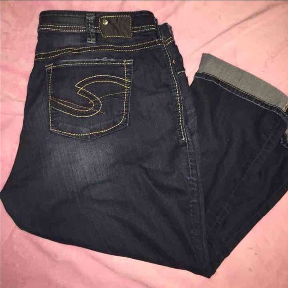 Silver Jeans Cropped/Capri Plus Size 20