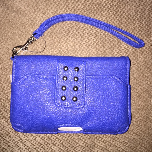 Vibrant Blue Wristlet