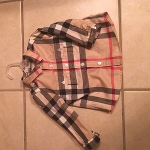 Mini Camber Check Shirt, Classic, Size 6M
