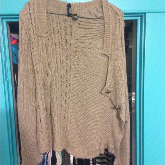 Tan cardigan